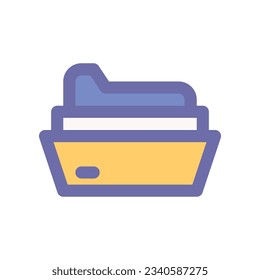 icono de carpeta para el diseño de su sitio web, logotipo, aplicación, interfaz de usuario.