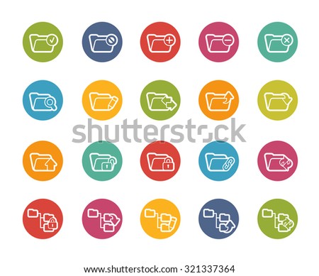 Folder Icons - 1 of 2 // Printemps Series