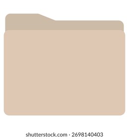 Ordnersymbole für Desktop-, rosa- und beigefarbene, neutrale Symbole