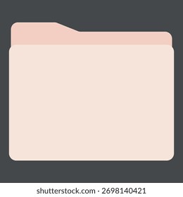 Iconos de carpeta para escritorio, rosa y beige, iconos neutros