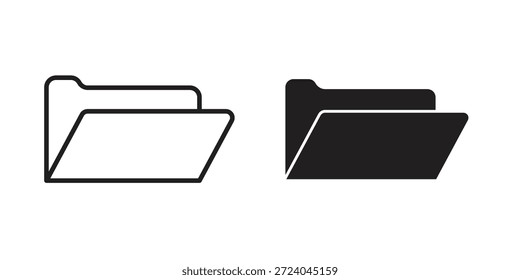 Iconos de la carpeta, diseño del logotipo, iconos del pictograma