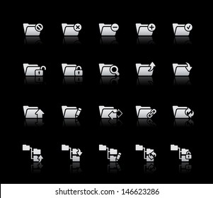 Folder Icons Set 1 // Silver Series