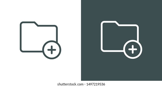 Folder Illustration Symbol Icon Vector