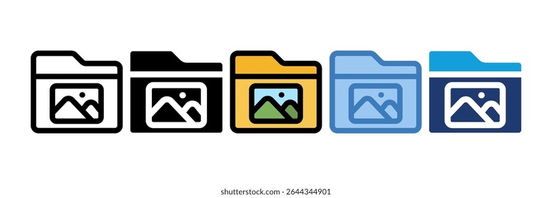 Folder Image Icon Element For Design
