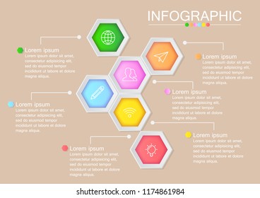 Folder infographics design vector and marketing icons can be used for workflow layout, diagram, annual report, web design. Business concept, steps or processes.