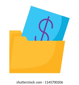 folder and invoice design