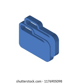 Folder isometric left top view 3D icon