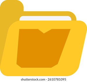 Folder Letter Vector Element Alphabet V