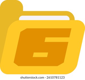 Folder Letter Vector Element Alphabet G