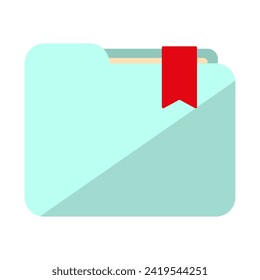 Folder line icon. Paper, documents, case, file, computer, work, information, security. Vector icon for business and advertising