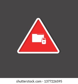 folder lock icon