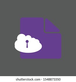 folder lock symbol design art