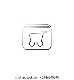 folder logo icon design with simple flat style