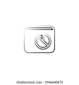 folder logo icon design with simple flat style