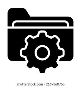 folder management Finance Related Vector Line Icon. Editable Stroke Pixel Perfect.