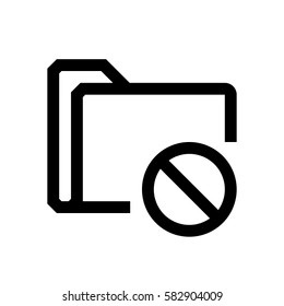 Folder mini line, icon, background and graphic. The icon is black and white, linear  flat, vector, pixel perfect, minimal, suitable for web and print. 