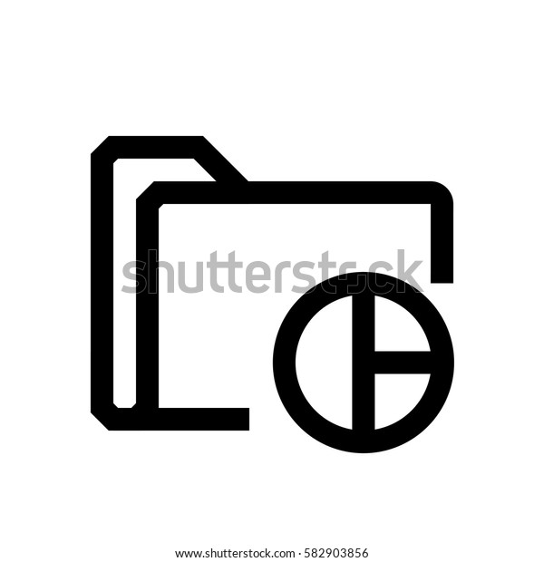 Folder mini line, icon, background and\
graphic. The icon is black and white, linear  flat, vector, pixel\
perfect, minimal, suitable for web and print.\
