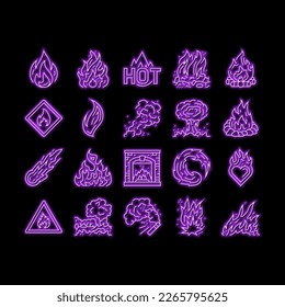 folder paper business file empty neon light sign vector. blank open, office template, document information, presentation page, archive cover folder paper business file empty Illustrations