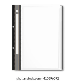 folder for papers. vector illustration