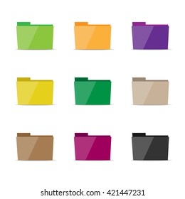 folder for papers. vector illustration