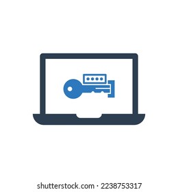 Folder Password Lock Icon Sign Symbol 