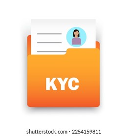 folder with personal files. Resume cv file. Vector illustration.