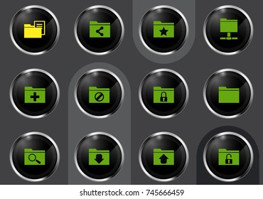 folder professional web icons for your design