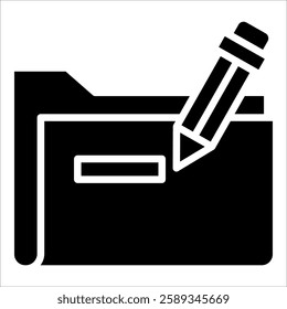 Folder Rename Icon Element For Design