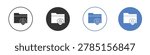 Folder security icon clipart pack on black and blue