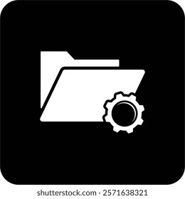 folder setting icon , manager icon