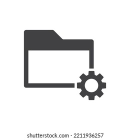 Folder Setting Icon Sign Symbol