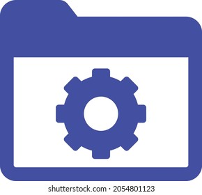  Folder setting Isolated Vector icon which can easily modify or edit

