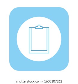 folder shaped icon vector on white background