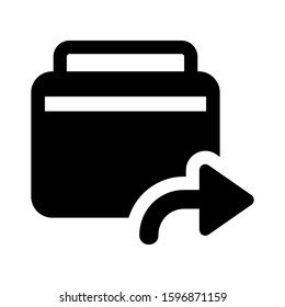 folder share icon isolated sign symbol vector illustration - high quality black style vector icons
