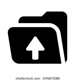 folder share icon isolated sign symbol vector illustration - high quality black style vector icons
