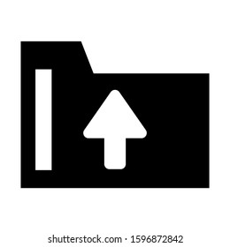 folder share icon isolated sign symbol vector illustration - high quality black style vector icons
