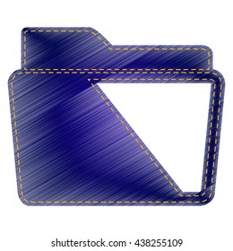 Folder sign illustration
