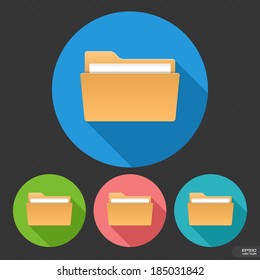 Folder Sweet Color - Vector illustration