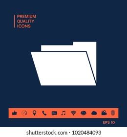 Folder symbol icon