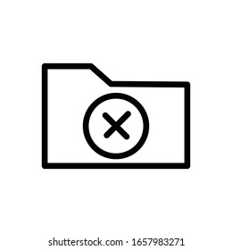 Folder Symbol Icon Vector Illustration