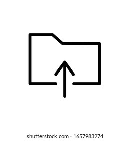 Vektorillustration des Ordners-Symbols