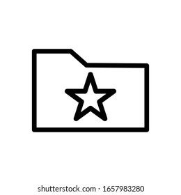 Folder Symbol Icon Vector Illustration