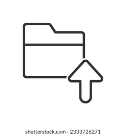 Folder Upload Icon Sign Symbol