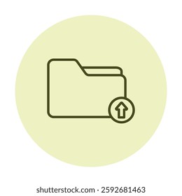 Folder Uploadpentaglow, vector, pixel perfect, illustrator file