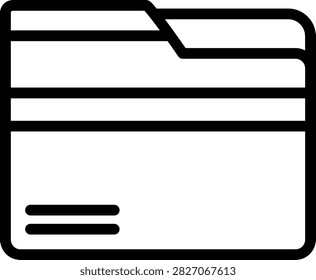 Folder Vector Design Icon Style