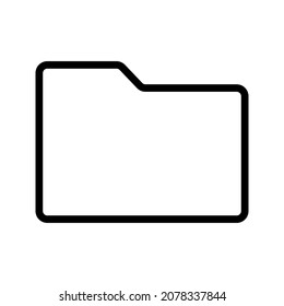 Folder Vector Design Icon. Suitable for UI and UX Design