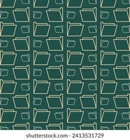 Folder vector design repeating trendy pattern illustration background