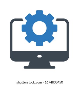 icono de color de glifo vectorial de carpeta 