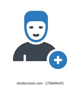 folder vector  glyph color icon 