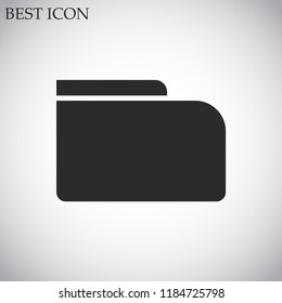 folder vector icon 10 eps